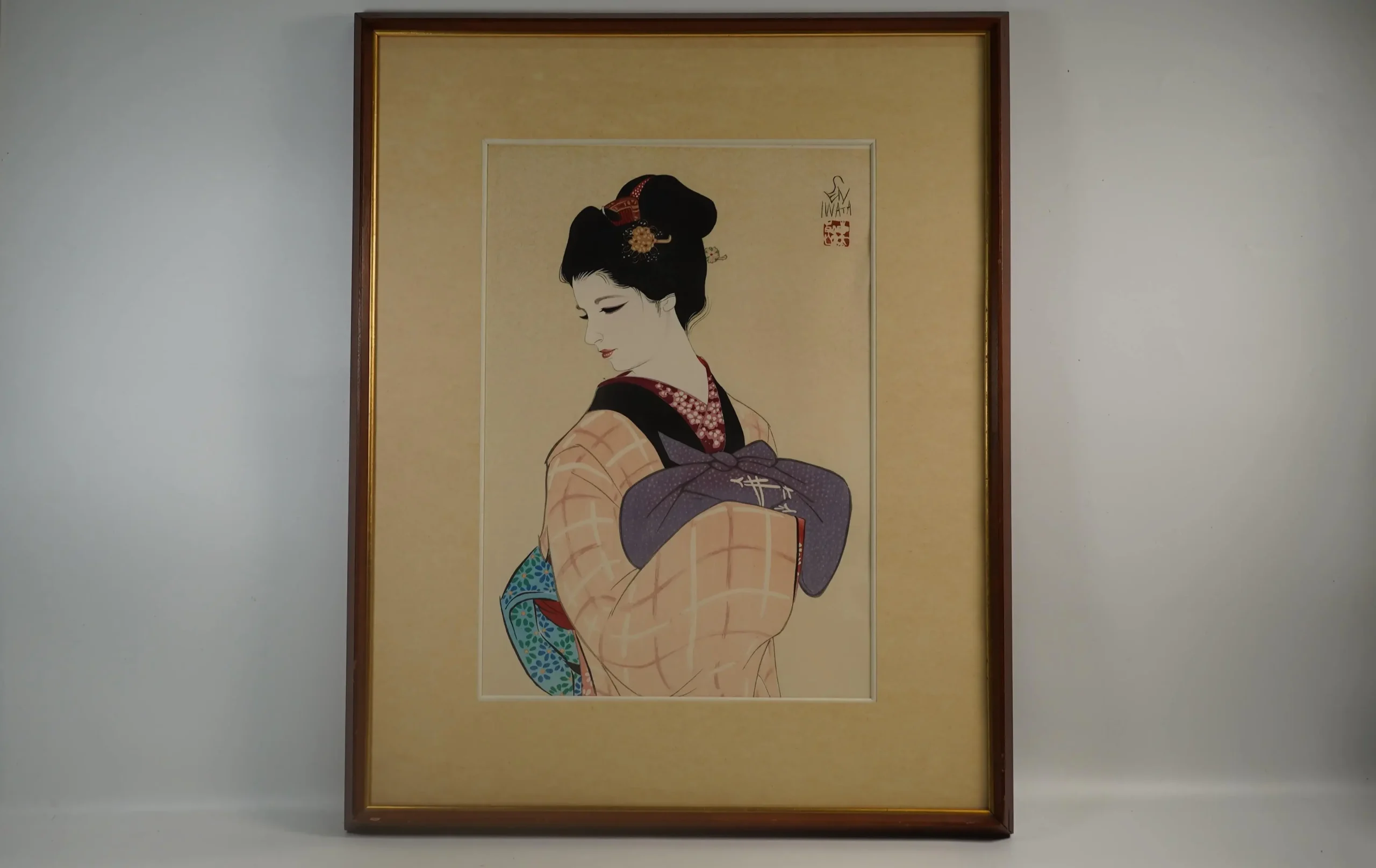 岩田専太郎 木版画「美人画」 | 福円堂の買取実績紹介｜福円堂｜骨董品