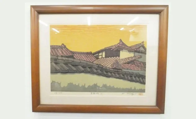 【絵画】西嶋勝之_「草津の塀」