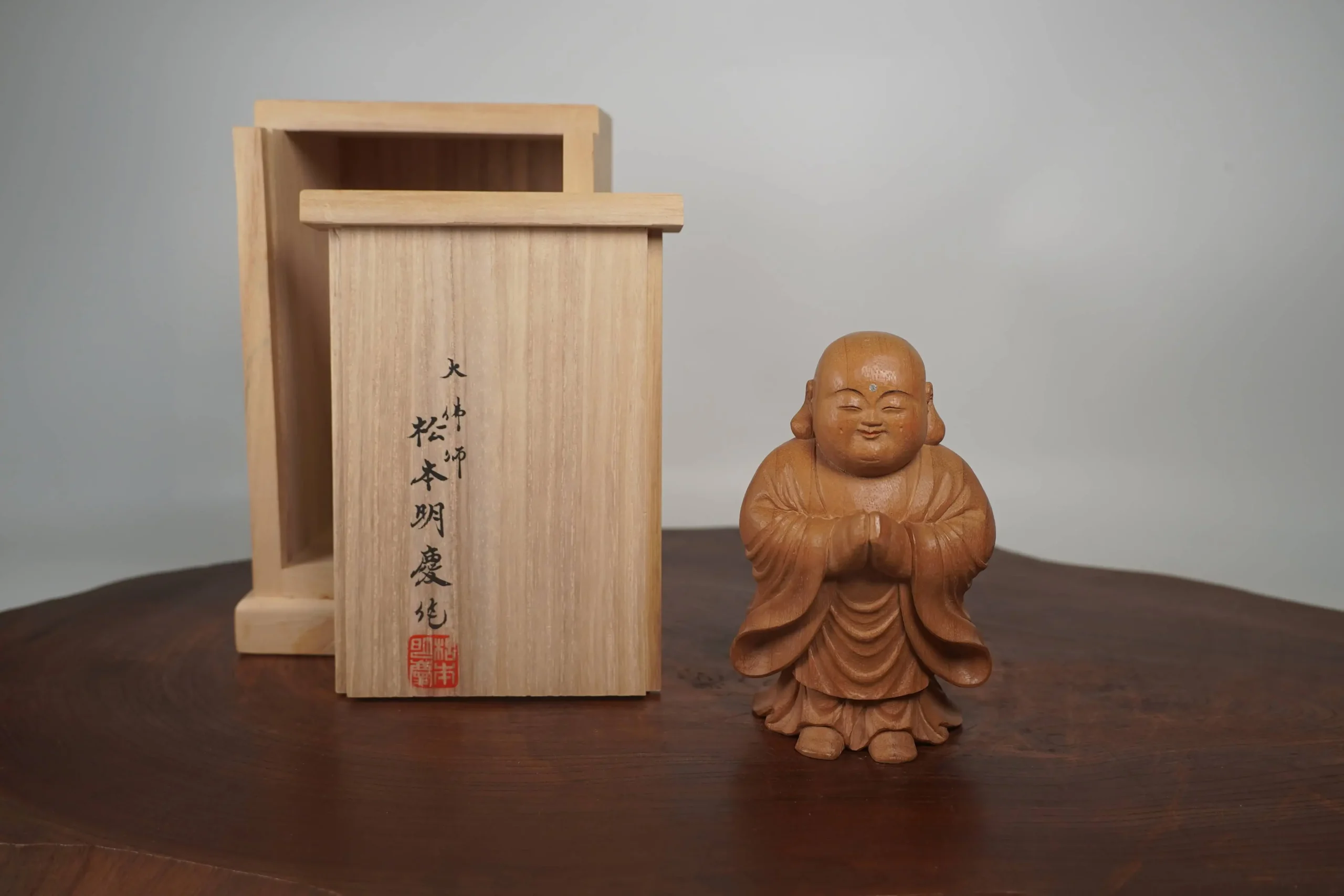 松本明慶「童地蔵」 | 福円堂の買取実績紹介｜福円堂｜骨董品・美術品 
