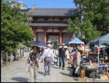 【四天王寺骨董市】風景写真
