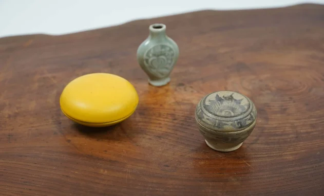 【茶道具_陶磁器】中国骨董の3点