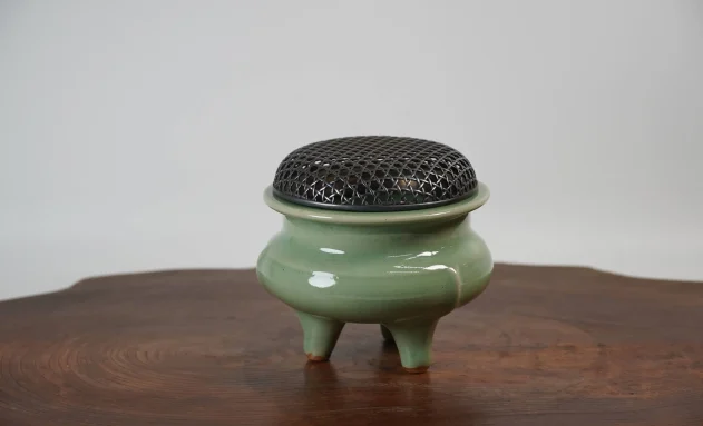 【陶磁器_茶道具】真清水蔵六_香炉