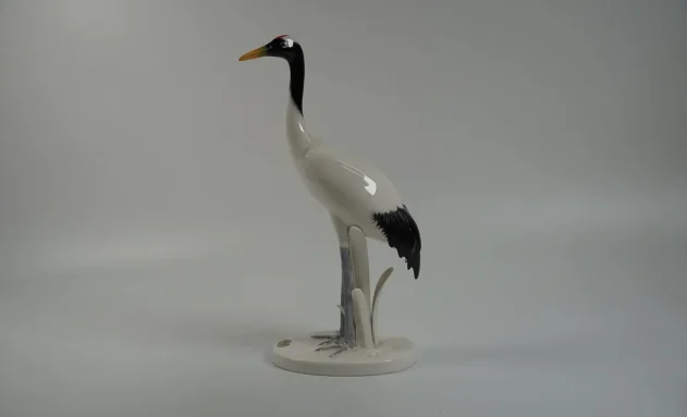 オールドノリタケ_フィギュリン『鶴』