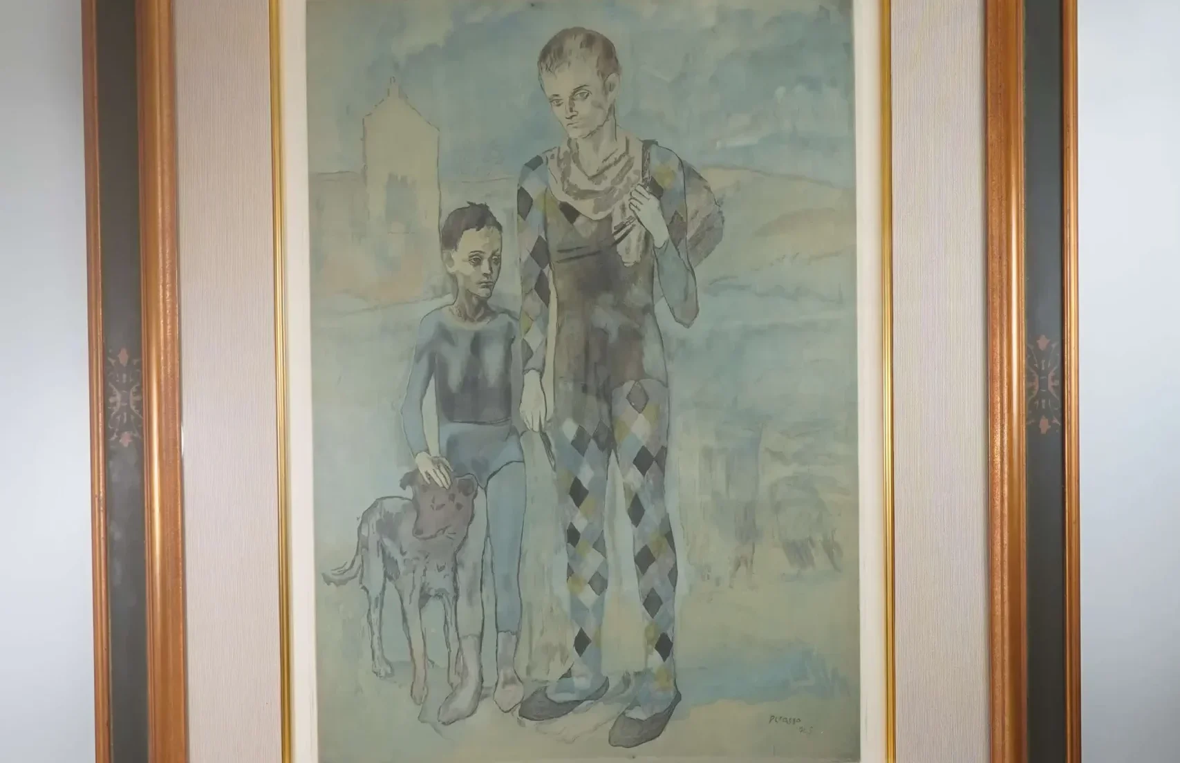 ピカソ　「サルタンバンク」　１９５８年のオリジナルリトグラフ ピカソ | 福円堂の絵画買取実績紹介｜無料査定 高額買取の買取実績紹介