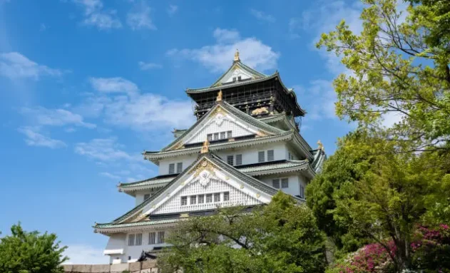 大阪城の風景