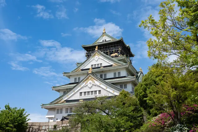 大阪城の風景